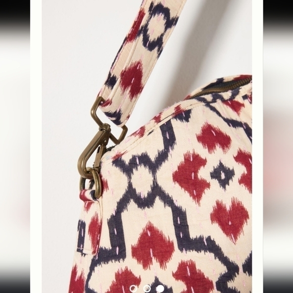 NWT Anthropologie Stitched Weekender Bag - Picture 3 of 7